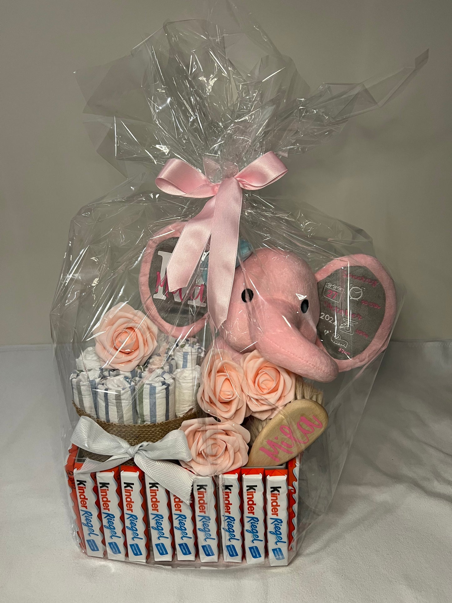 Geschenkebox zur Geburt/ Taufe, personalisiert