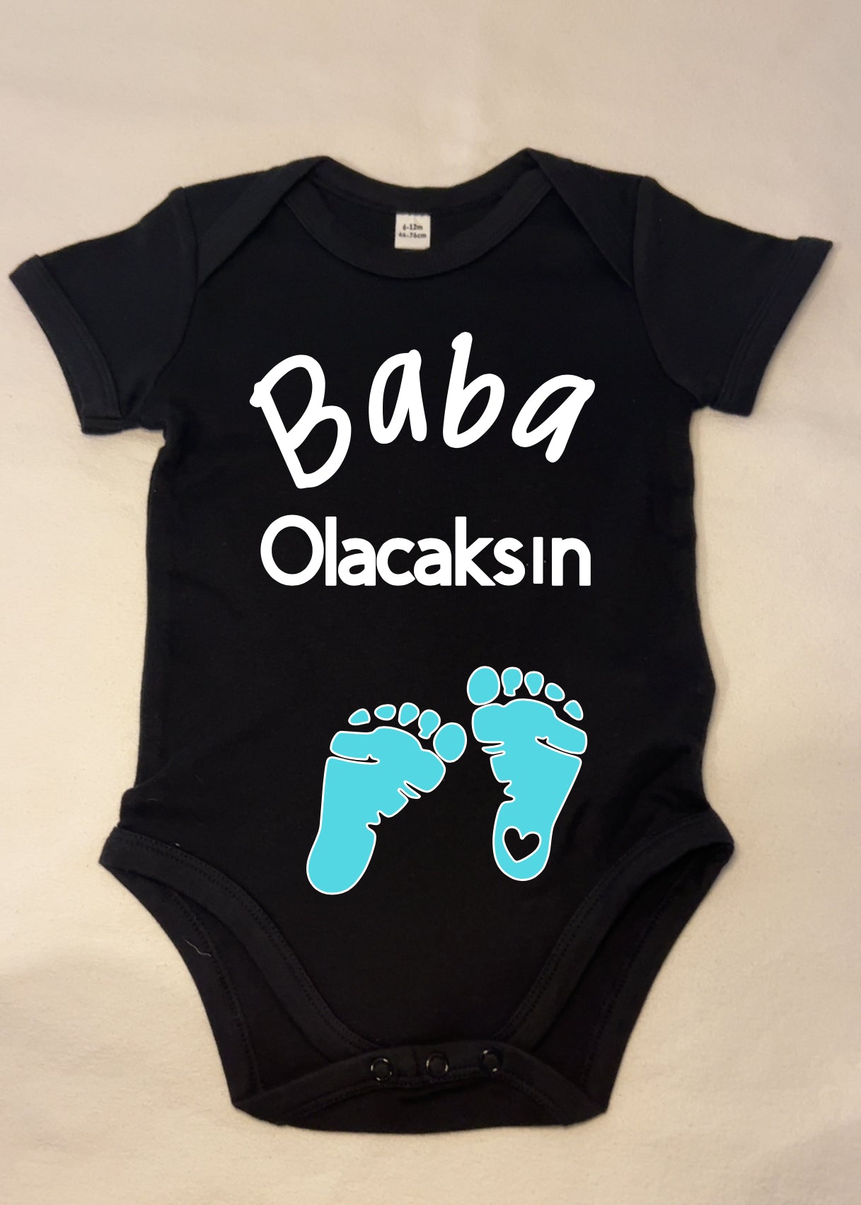 Personalisierter Baby Body, kurzarm