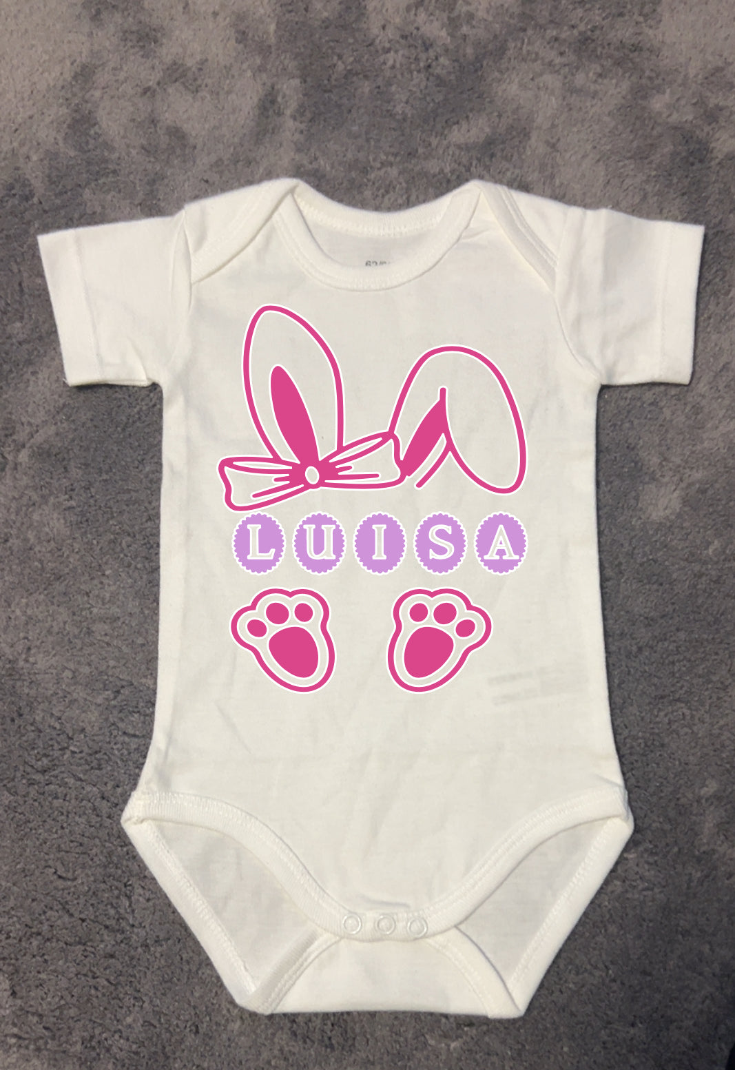 Personalisierter Baby Body, kurzarm