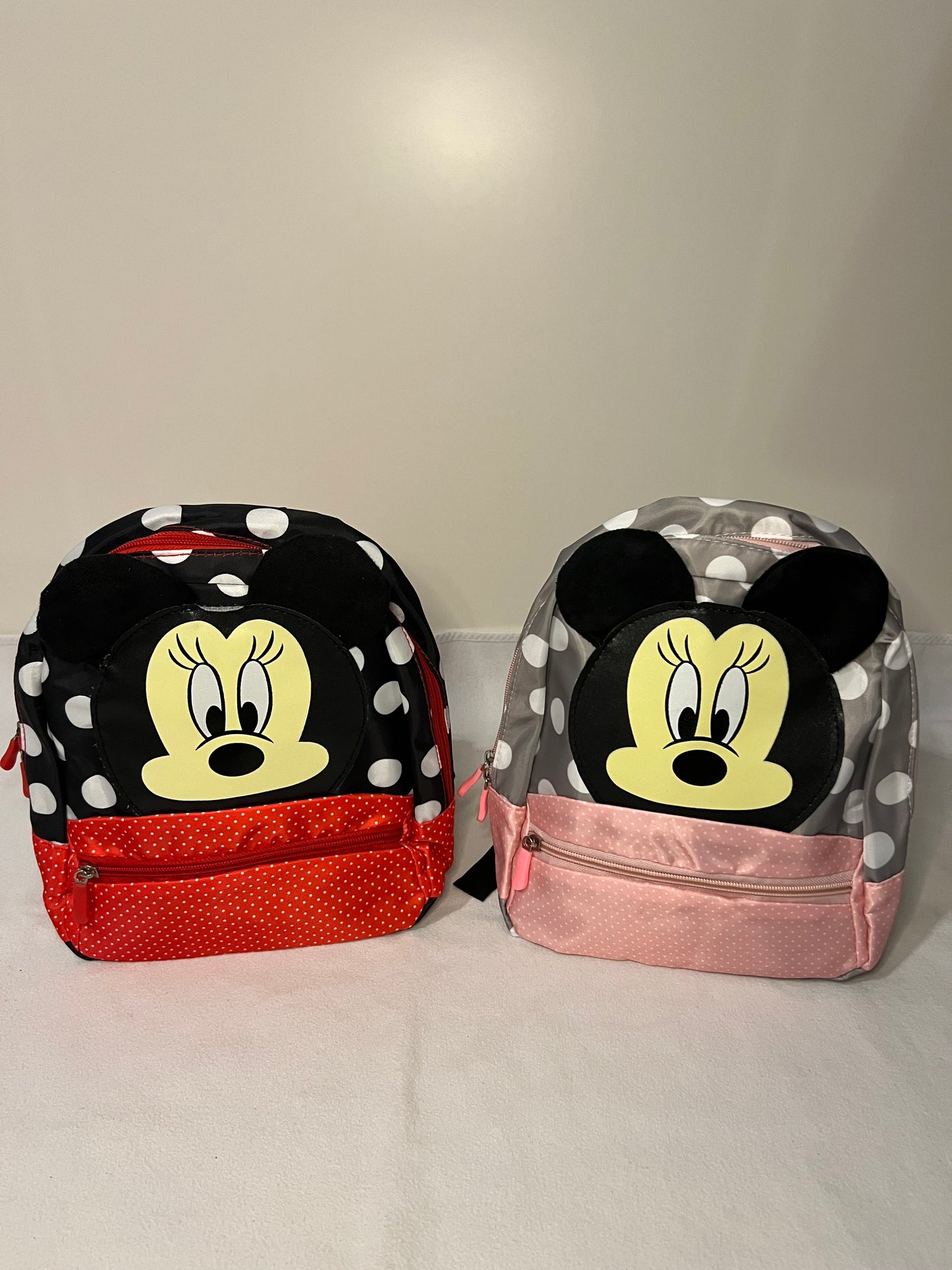 Kinderrucksack im Mickey- oder Minnie-Mouse-Design